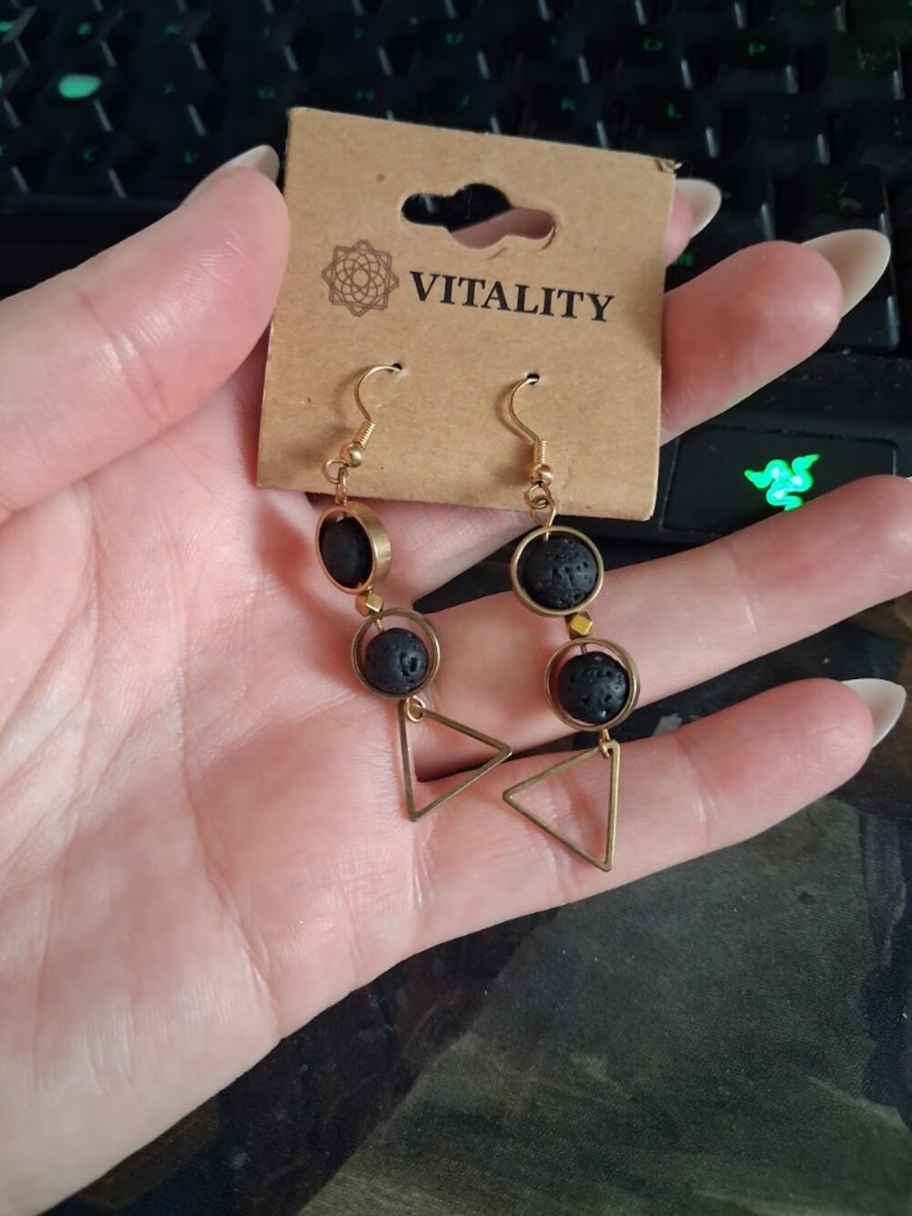 Vitality dangle earrings
